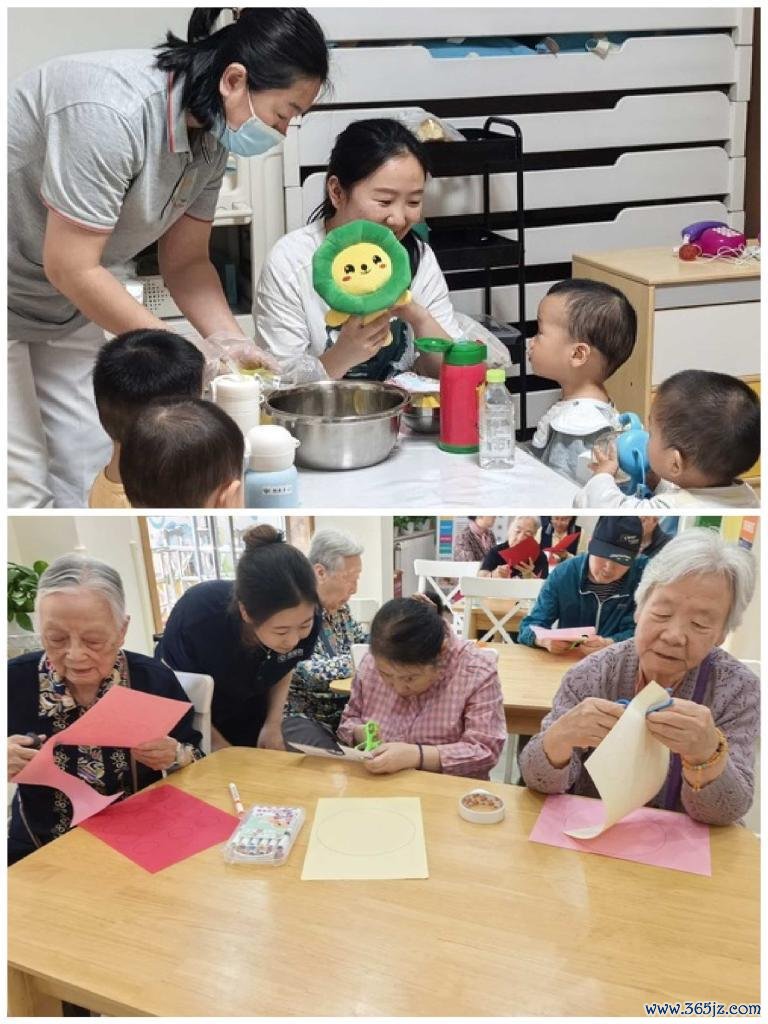 （拼疆域片）2026年5月18日，北京西城区德胜街说念新北社区“老幼共托”试点内，老东说念主、孩子分区当作。新华社记者夏子麟 摄